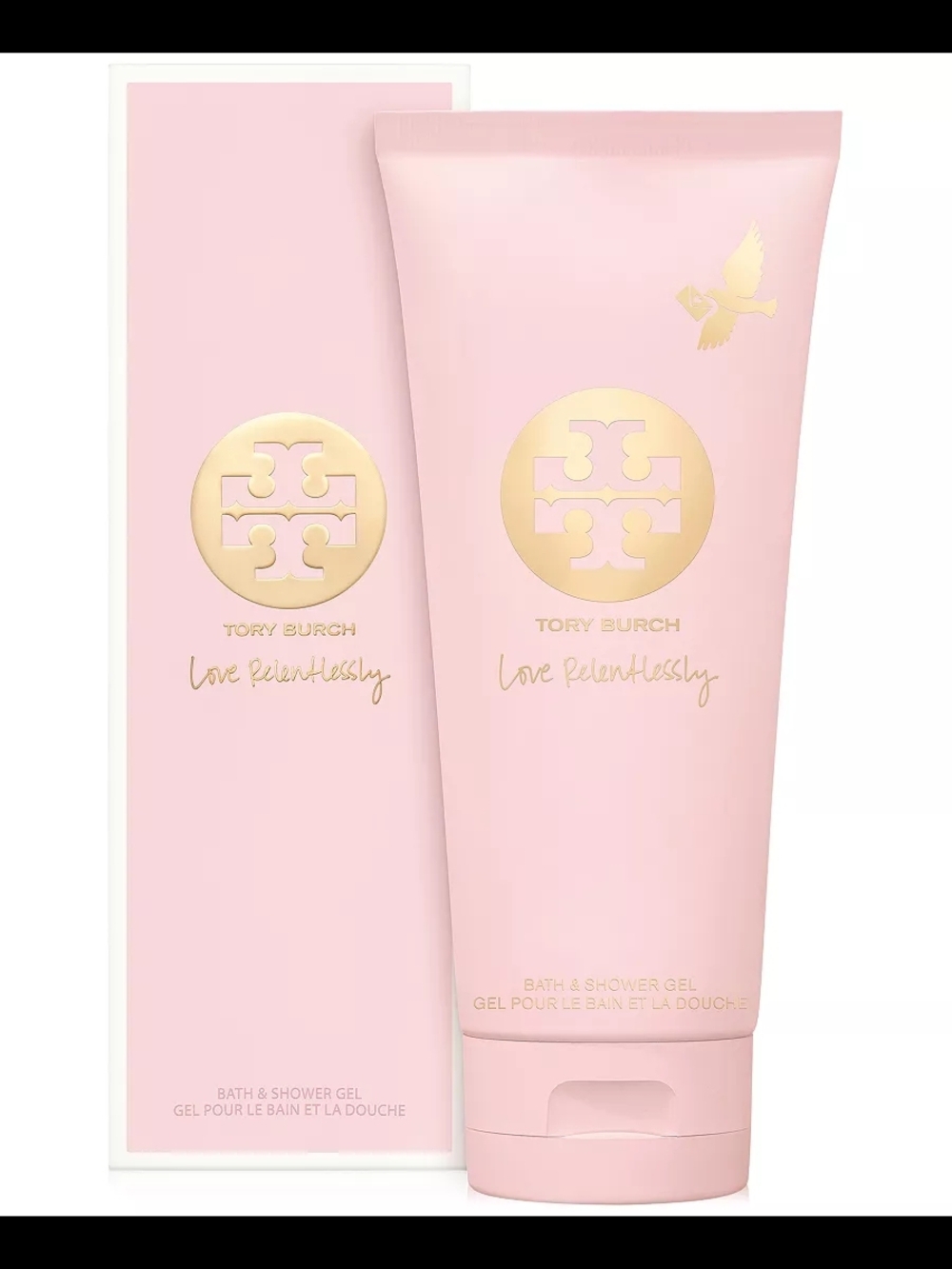 NIB Tory Burch Pink Love Relentlessly Bath & Shower Gel 6.7oz